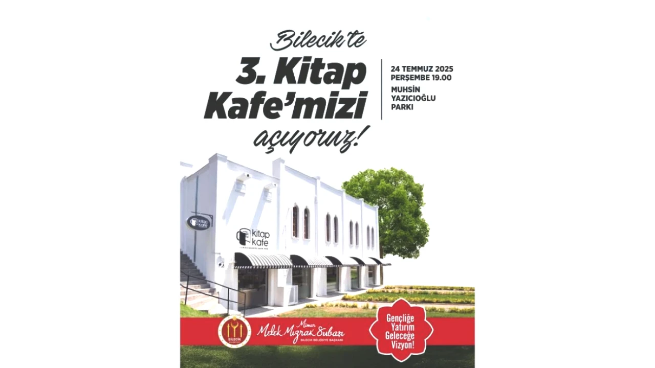 Bilecik’te Eşsiz Bir Deneyim: Üçüncü Kitap Kafe Kapılarını Açıyor!