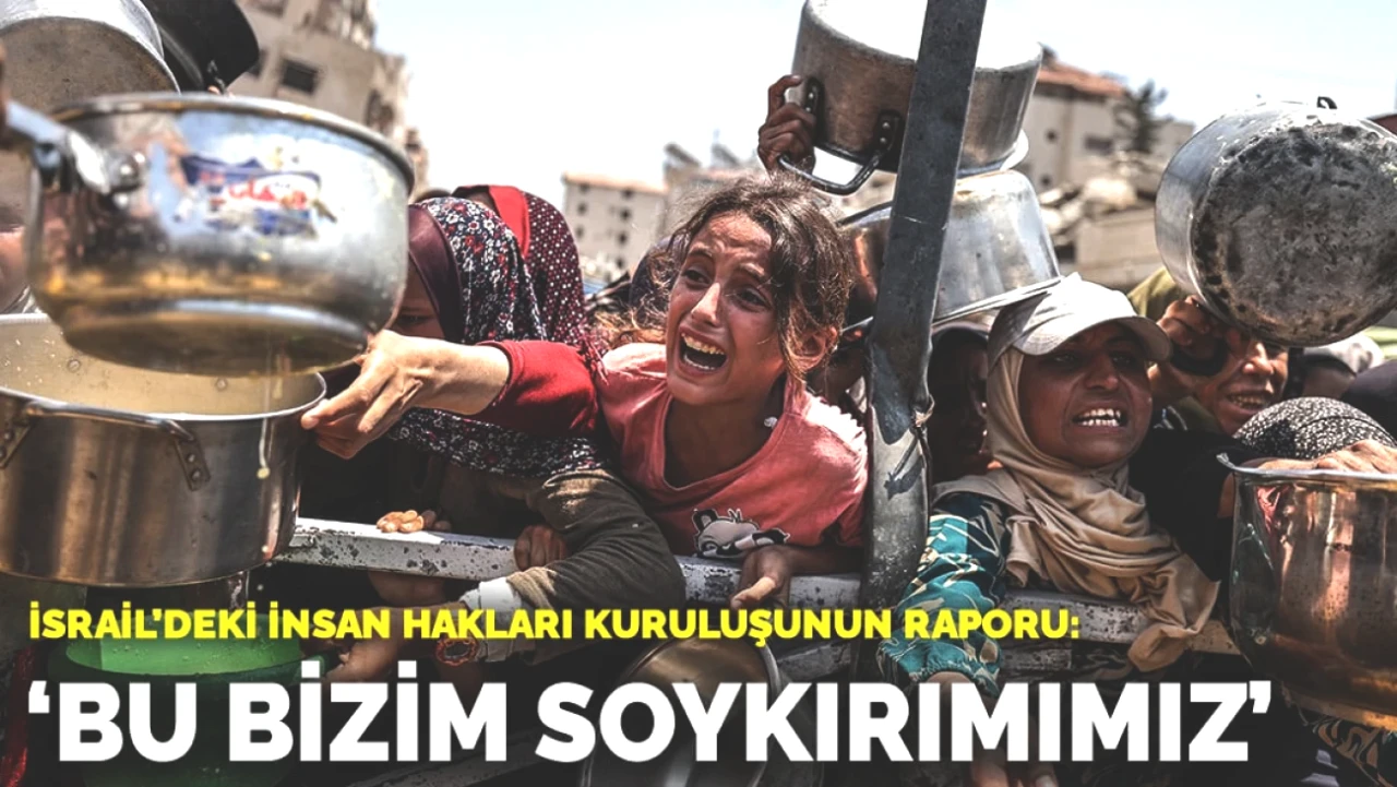 İsrail'deki İnsan Hakları Kuruluşu: 'Bu, Bizim Soykırımımız!' Şok Eden Rapor