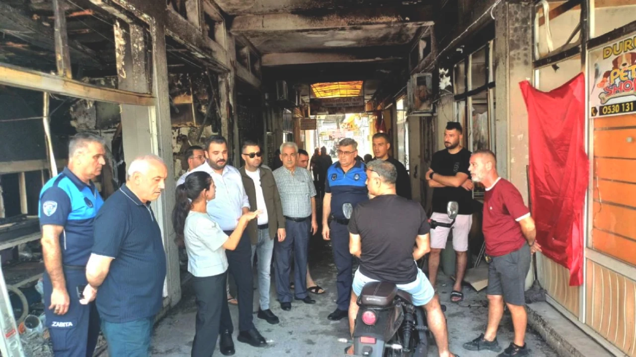 Başkan Vekili Yıldız, Balıkçı Pasajı Esnafını Ziyaret Etti: Geçmiş Olsun Mesajı!